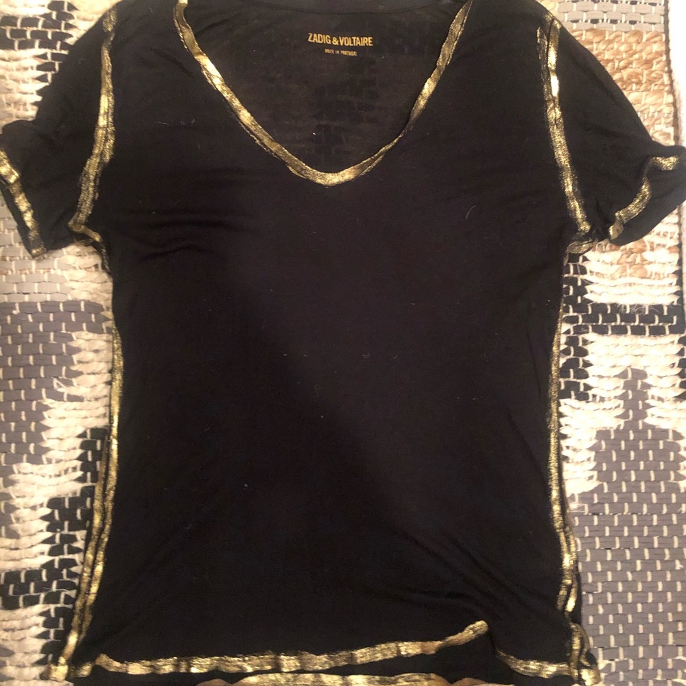 Zadig and Voltaire Tino foil tee